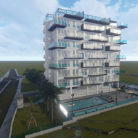 The apartment is in the Oasis building in Finestrat